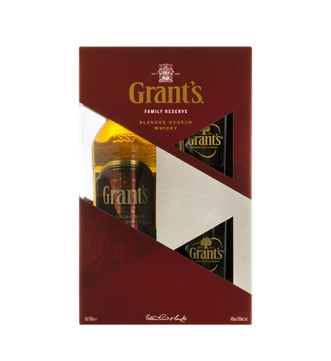 Grant's Family Reserve Gift Set 0.7L